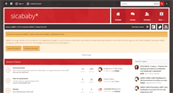 Desktop Screenshot of forum.sicababy.com